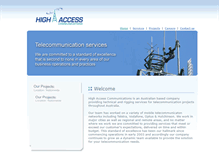 Tablet Screenshot of highaccess.net.au